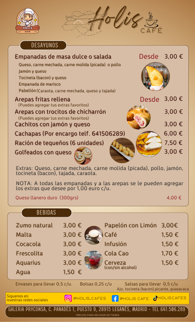 Menus Holis Version 3.0 622x1024